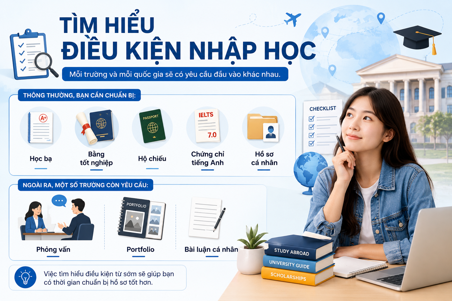 Tìm hiểu điều kiện nhập học