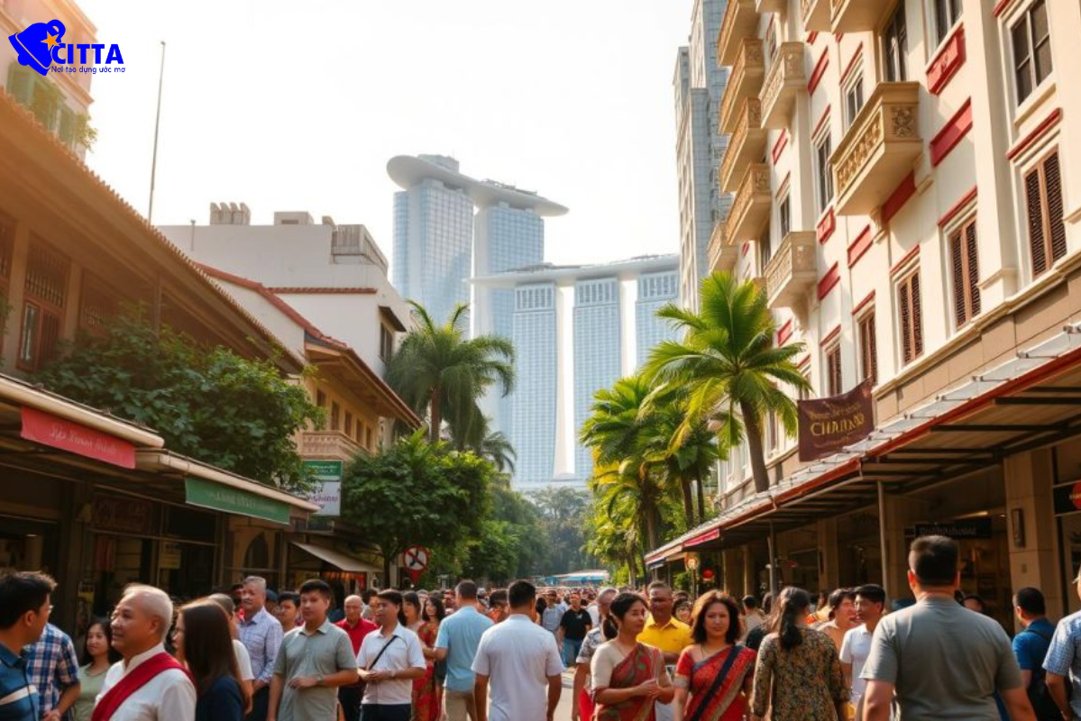 Singapore quốc gia đa sắc tộc theo mô hình CMIO