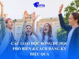 CÁC LOẠI HỌC BỔNG DU HỌC PHỔ BIẾN & CÁCH ĐĂNG KÝ HIỆU QUẢ