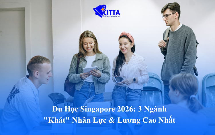Du Học Singapore 2026: 3 Ngành “Khát” Nhân Lực Lương Cao Nhất